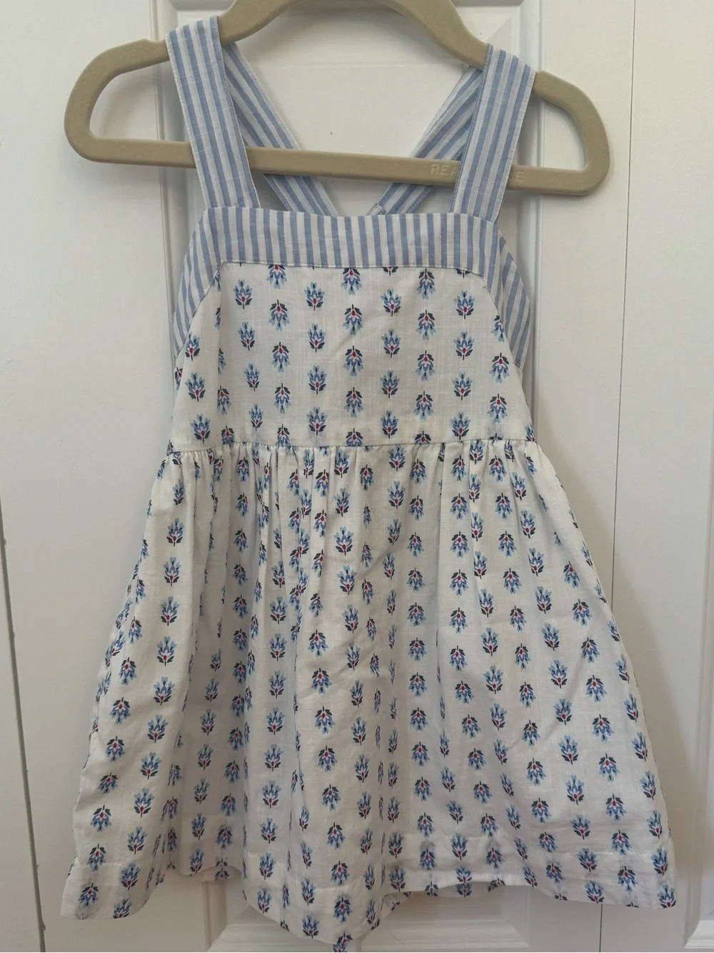 GAP Beautiful Toddler Sun Dress Blue and White